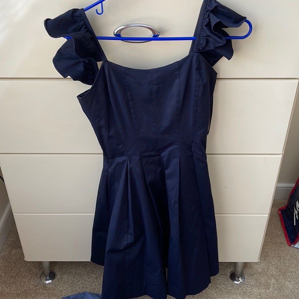 A line navy Gianni Bini dress